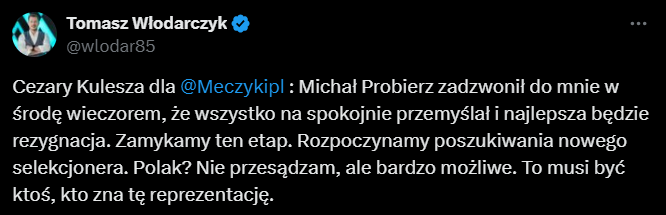 SŁOWA Cezarego Kulesza po DYMISJI Michała Probierza!